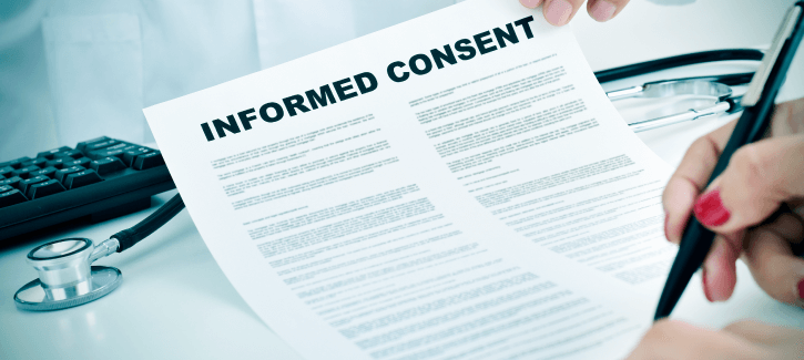 Why is informed consent crucial in clinical trials?